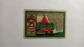 Інше Другое ^/--/^ Німеччина. Нотгельд. 25 пфенігів. 1921. ^_^^^ Германия. Нотгельд. 25 пфеннигов. 1921. - фото фото фото