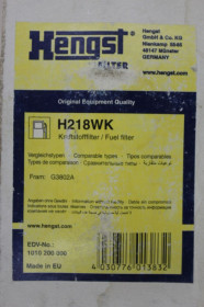 Паливні фільтри Топливные фильтры ^/--/^ Фильтр топливный HENGST H 218 WK Ford, Mazda / Germany  (made in EU) новый ^_^^^ HENGST H 218 WK Ford, Mazda / Germany (made in EU) - фото фото фото