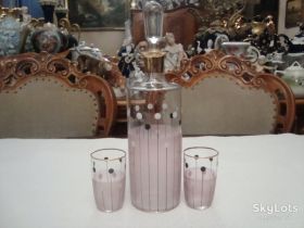 Кухонне начиння, посуд, столове срібло Кухонная утварь, посуда, столовое серебро ^/--/^ Ликеро - Водочный Набор Графин Стопки 2 шт БОГЕМИЯ Чехословакия №544 ^_^^^ Лікеро - Водочний Набір Графін Стопки 2 шт БОГЕМІЯ Чехословаччина No /--/ 544 - фото фото фото