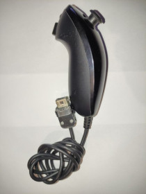 Диски з відеоіграми Диски с видеоиграми ^/--/^ Nintendo Wii джойстик Nunchuk оригінальный Nintendo чорний Нунчак контролер  (a) ^_^^^ Nintendo Wii джойстик Nunchuk оригинальный Nintendo черный Нунчак контроллер - фото фото фото