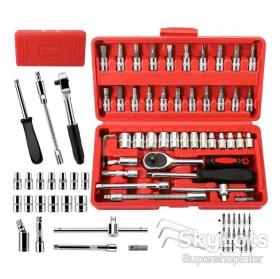 Набори Наборы ^/--/^ Автомобильный Набор Инструментов Piece Tool Set на 46 Ручных Инструментов в Пластиковом Кейсе ^_^^^ Набір Інструментів Piece Tool Set на 46 Ручних Інструментів в Пластиковому Кейсі - фото фото фото