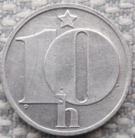 Чехословаччина Чехословакия ^/--/^ Чехословакия 10 геллеров 1987 года 13192 ^_^^^ Чехословаччина 10 геллерів 1987 13192 - фото фото фото