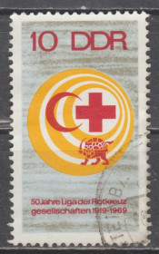 НДР, ФРН ГДР, ФРГ ^/--/^ Германия Німеччина ГДР 1969 красный крест ^_^^^ Германия ГДР 1969 красный крест - фото фото фото