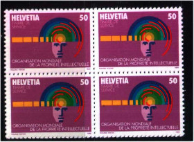 Швейцарія Швейцария ^/--/^ ZM Швейцария 1985 г MNH - квартблок ^_^^^ ZM Швейцарія 1985 MNH - квартблок - фото фото фото