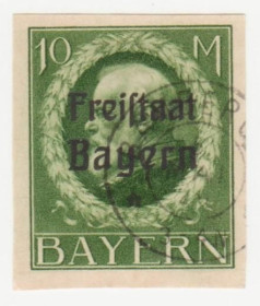 НДР, ФРН ГДР, ФРГ ^/--/^ Германия   (Бавария) 1919 г. № 171 А  гашена ^_^^^ Німеччина (Баварія) 1919 р. No 171 А гашена - фото фото фото