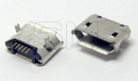 Роз'єми, гнізда Разъемы, гнезда ^/--/^ Роз&amp;apos;єм micro usb 5 pin Alcatel mc /--/ 022 ^_^^^ Разъем micro usb 5 pin Alcatel mc /--/ 022 - фото фото фото