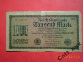 Німеччина Германия ^/--/^ 1000 марок - ГЕРМАНИЯ 1922 год - разно вид ^_^^^ 1000 марок - Німеччина 1922 рік - різно вид - фото фото фото