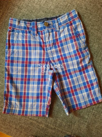 Футболки, майки Футболки, майки ^/--/^ Шорты в клеточку   Tommy Hilfiger 7 лет р.122 ^_^^^ Шорти в клітинку Tommy Hilfiger 7 років р.122 - фото фото фото