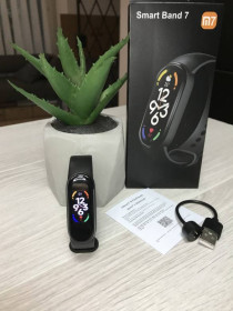 Браслети, ремінці Браслеты, ремешки ^/--/^ Фитнес браслет Smart Band М /--/ 7, Трекер, Шагомер, Пульс, Давление, Часы Смарт Бенд 7 Black ^_^^^ Фітнес браслет Smart Band М /--/ 7, Трекер, Шагомер, Пульс, Тиск, Годинники Смарт Бенд 7 Black - фото фото фото