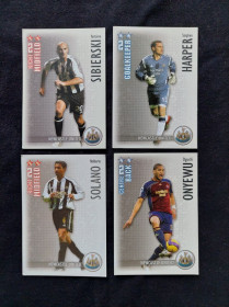 Вкладиші від жуйок Вкладыши от жвачек ^/--/^ Футбольный клуб NEWCASTLE UNITED  (2006- 2007) Shoot Out   (TRADING CARD GAME) 4 карточки 9×6.5 см. ^_^^^ Футбольний клуб NEWCASTLE UNITED (2006-2007) Shoot Out (TRADING CARD GAME) 4 картки 9×6.5 см. - фото фото фото