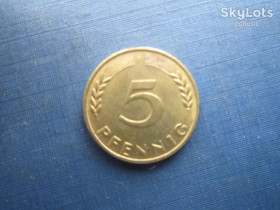 НДР, ФРН ГДР, ФРГ ^/--/^ Монета 5 пфенігів Німеччина ФРН 1970 F ^_^^^ Монета 5 пфеннигов Германия ФРГ 1970 F - фото фото фото
