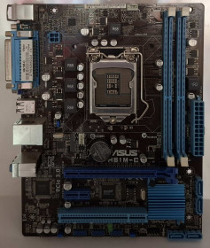 Материнські плати Материнские платы ^/--/^ Материнська плата s /--/ 1155  Asus H /--/ 61 /--/ M-C *2 x DDR /--/ 3*MicroATX* б/в - фото фото фото