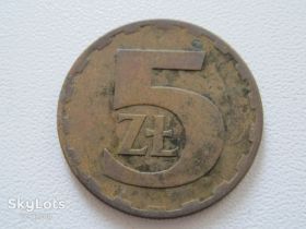 - року - года ^/--/^ Польша 5 злотых 1977 года #13782 ^_^^^ Польща 5 злотих 1977 року #13782 - фото фото фото