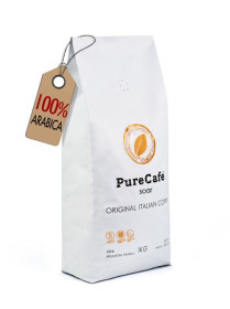 Кава і какао Кофе и какао ^/--/^ Кофе PureCafe Soar, 100% Арабики, зерно, Италия, 1 /--/ кг. ^_^^^ Кава PureCafe Soar, 100% Арабські, зерно, Італія, 1 /--/ кг. - фото фото фото