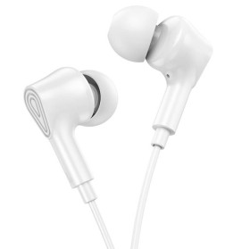 Навушники, гарнітури Наушники, гарнитуры ^/--/^ Навушники дротові Hoco M /--/ 102 вакуумні з мікрофоном White ^_^^^ Наушники проводные Hoco M /--/ 102 вакуумные с микрофоном White - фото фото фото