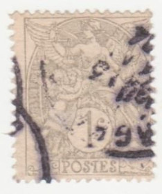 Франція Франция ^/--/^ Франция  1900  г. № 87 гашеная ^_^^^ Франція 1900 р. No 87 гашена - фото фото фото