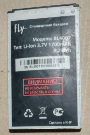Акумулятори Аккумуляторы ^/--/^ Акумулятор Fly BL /--/ 4007 - фото фото фото