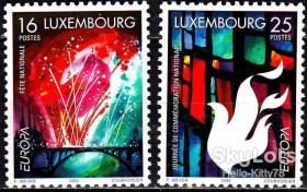 Бенілюкс Бенилюкс ^/--/^ Люксембург 1998 Европа CEPT Mi 1451-1452 MNH ^_^^^ Люксембург 1998 Європа CEPT Mi 1451-1452 MNH - фото фото фото