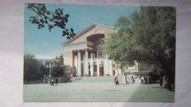 СРСР СССР ^/--/^ Открытка Феодосия Кинотеатр Крым Примерно начало 1970 годов ^_^^^ Листівка Феодосія Кінотеатр Крим Приблизно початок 1970 років - фото фото фото