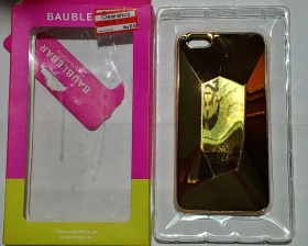 Чохли, бампера Чехлы, бампера ^/--/^ Чехол золотой объемный BaubleBar iPhone 6+ ^_^^^ Золотий об'ємний BaubleBar iPhone 6+ - фото фото фото