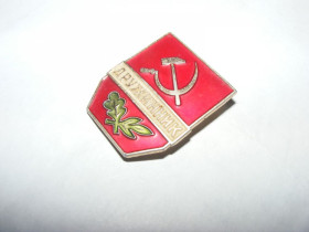 Відзнаки Знаки отличий ^/--/^ Знак &amp;quot;Дружинник&amp;quot;, ЛМД ^_^^^ Знак &amp;quot;Дружинник &amp;quot;, ЛМД - фото фото фото