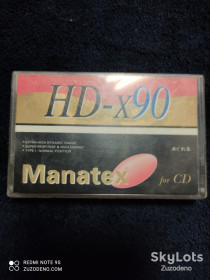 Касети Кассеты ^/--/^ Б/У Аудио кассетa MANATEX HD-x /--/ 90 ^_^^^ Б/У Аудіо касета MANATEX HD-x /--/ 90 - фото фото фото