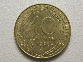 Франція Франция ^/--/^ Франция 10 сантимов 1996 года 38237 ^_^^^ Франція 10 сантимів 1996 року 38237 - фото фото фото