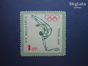 Спорт Спорт ^/--/^ Марка Болгарія 1964 спорт олімпіада гімнастика MNH ^_^^^ Марка Болгария 1964 спорт олимпиада гимнастика MNH - фото фото фото
