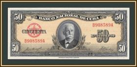 Карибський басейн Карибский бассейн ^/--/^ Куба 50 песо 1958 P-81  (81 /--/ b) а-UNC/UNC ^_^^^ Куба 50 песо 1958 P-81 (81 /--/ b) а-UNC/UNC - фото фото фото