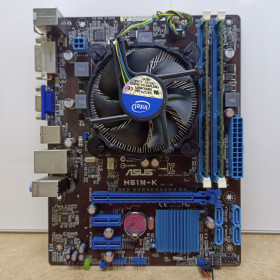 Комплекти для апгрейда Комплекты для апгрейда ^/--/^ Комплект Asus H /--/ 61 /--/ M-K            (S /--/ 1155) + Core i /--/ 5-2400 + 8 /--/ Гб DDR /--/ 3 + HDD 500 /--/ Гб  кулер код.кп /--/ 58 ^_^^^ Комплект материнской платы Asus H /--/ 61 /--/ M-K (S /--/ 1155)+процессор Core i /--/ 5-3470+8 /--/ Гб DDR /--/ 3+кулер код кп /--/ 58 - фото фото фото