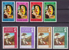 Мистецтво Искусство ^/--/^ NM Искусство .  Каймановы о-ва / Кайманы  1969 - 1970 гг  MNH - Рождество - Пасха - ^_^^^ NM Мистецтво . Кайманові о-ви / Каймани 1969 - 1970 рр MNH - Різдво - Великдень - - фото фото фото