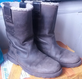 Черевики Ботинки ^/--/^ TIMBERLAND мех ботинки зима ^_^^^ TIMBERLAND хутро черевики зима - фото фото фото