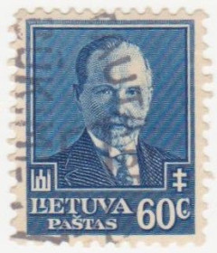 Балтійські країни Балтийские страны ^/--/^ Литва 1934 г. №  407 гашеная ^_^^^ Литва 1934 р. No 407 гашена - фото фото фото