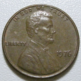 Обігові Обиходные ^/--/^ США 1 цент 1976 року #40038 ^_^^^ США 1 цент 1976 года #40038 - фото фото фото
