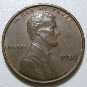 Обігові Обиходные ^/--/^ США 1 цент 1970 року #39992 ^_^^^ США 1 цент 1970 года #39992 - фото фото фото