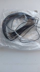 Електротовари Электротовары ^/--/^ Монтажний дріт 30 AWG (0.05 мм /--/ 2), луджена мідь, 3 метри, чорний ^_^^^ Монтажная проволока 30 AWG (0.05 мм /--/ 2), щелочная медь, 3 метра, черный - фото фото фото
