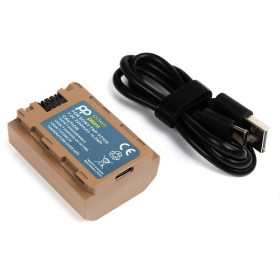 Акумулятори Аккумуляторы ^/--/^ Акумулятор PowerPlant Sony TNP-FZ /--/ 100 2250 /--/ mAh з кабелем Type-C - фото фото фото