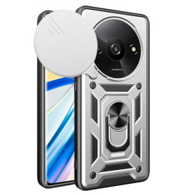 Чохли, бампера Чехлы, бампера ^/--/^ Чохол Fiji Camera Defence для Xiaomi Redmi A /--/ 3 бампер із захистом камери та підставкою Silver ^_^^^ Чехол Fiji Camera Defence для Xiaomi Redmi A /--/ 3 бампер с защитой камеры и подставкой Silver - фото фото фото