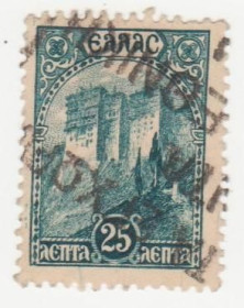 Греція Греция ^/--/^ Греция  1927 г.№  286 гашеная ^_^^^ Греція 1927 р. No 286 гашена - фото фото фото