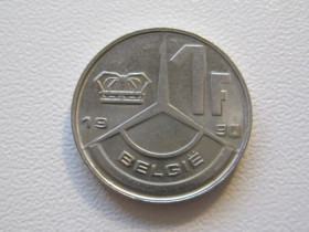 Бельгія Бельгия ^/--/^ Бельгия 1 франк 1990 года BELGI 33052 ^_^^^ Бельгія 1 франк 1990 року BELGI 33052 - фото фото фото
