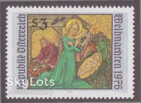 Австрія Австрия ^/--/^ Австрия 1976 ЦЕРКОВНАЯ ЖИВОПИСЬ АЛТАРЬ ФРЕСКА КАРТИНА РОСПИСЬ 1490 г. ИСКУССТВО РЕНЕССАНС Mi.1535** ^_^^^ Австрія 1976 ЦЕРКОВНА ЖИВОПИС АЛТАР ФРЕСКА КАРТИНА РОЗСПИС 1490 Мистецтво Ренесанс Mi.1535 - фото фото фото