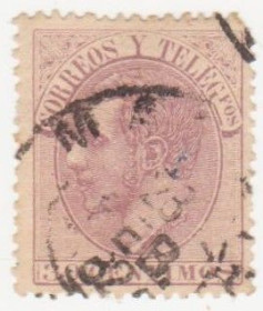 Іспанія Испания ^/--/^ Испания 1882 г. № 186 гашеная ^_^^^ Іспанія 1882 р. No 186 гашена - фото фото фото