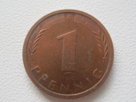Сучасні c  року Современные c  года ^/--/^ Германия 1 пфенниг 1995 года A 28789 ^_^^^ Німеччина 1 пфеніг 1995 року A 28789 - фото фото фото