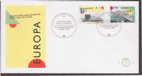 Європа Европа ^/--/^ Нидерланды 1987 ЕВРОПА ТЕАТР БАЛЕТ ИСКУССТВО КУЛЬТУРА СОВРЕМЕННАЯ АРХИТЕКТУРА КПД Mi.1318-9 EUR 3.50 ^_^^^ Нідерланди 1987 ЄДИНА ЄВРОПА-СЕПТ ЄВРОПЕЙСЬКИЙ СОЮЗ ІНТЕГРАЦІЯ СУЧАСНА АРХІТЕКТУРА КПД Mi.1318-9 - фото фото фото