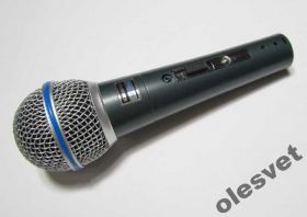 Мікрофони Микрофоны ^/--/^ МИКРОФОН SHURE Beta 58 /--/ A А класс + кнопка ^_^^^ Мікрофон SHURE Beta 58 /--/ A А клас + кнопка - фото фото фото