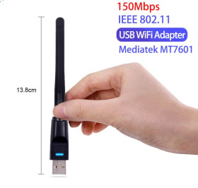 Адаптери Адаптеры ^/--/^ USB WIFI адаптер на чипcеті МТ-7601 з антеною 2 /--/ dbi ^_^^^ USB WIFI адаптер на чипcете МТ-7601 с антенной 2 /--/ dbi - фото фото фото