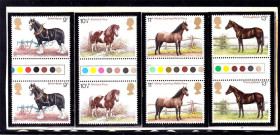 Фауна Фауна ^/--/^ NM Фауна  Великобритания 1978 г  MNH - лошади - пары ^_^^^ NM Фауна Велика Британія 1978 р MNH - коні - пари - фото фото фото