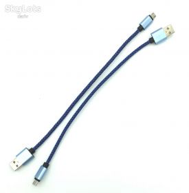 Кабелі Кабели ^/--/^ USB кабель / Дата кабель M-003 плетенный круглый 0,3 /--/ m Blue (тех. упаковка) ^_^^^ USB кабель / Дата кабель M-003 плетений круглий 0,3 /--/ m Blue (тех. упаковка) - фото фото фото