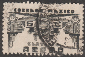 Центральна Америка Центральная Америка ^/--/^ Мексика 1934 местные мотивы авиапочта ^_^^^ Мексика 1934 місцеві мотиви авіапошти - фото фото фото