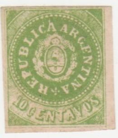 Південна Америка Южная Америка ^/--/^ Аргентина 1862  г. № 11 ^_^^^ Аргентина 1862 р. No 11 - фото фото фото
